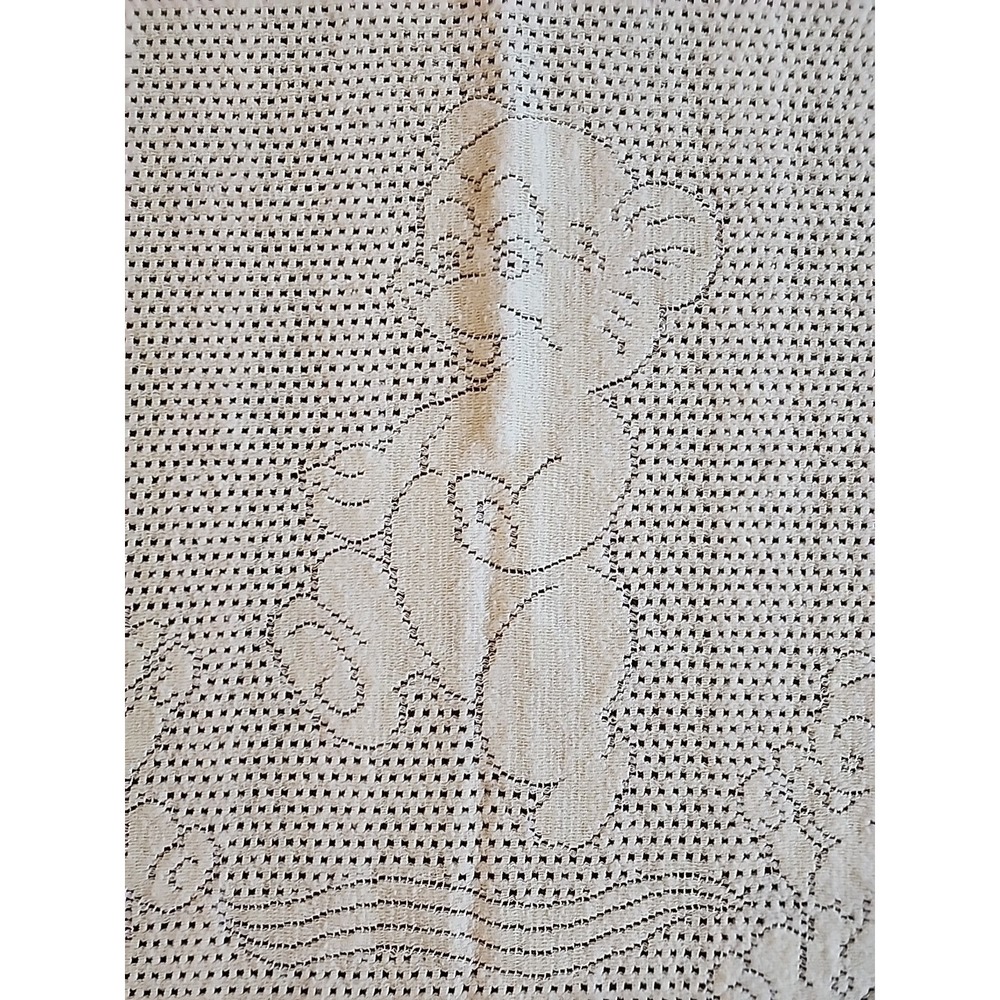 Vintage Baby Atkins Crib Blanket Yellow Waffle Weave Three Bears Great Britain